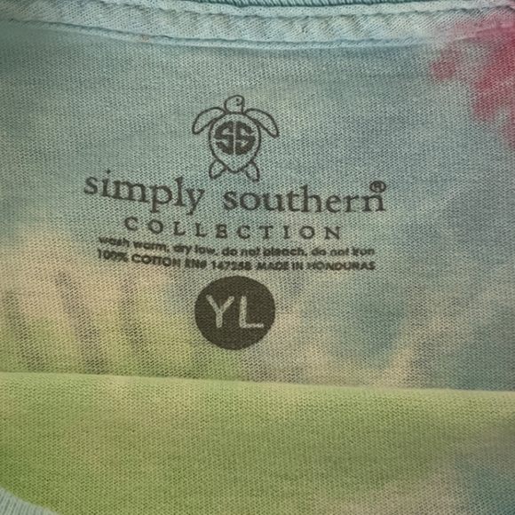 Simply Southern Tie-Dye T-Shirt Kids Large - Picture 8 of 10